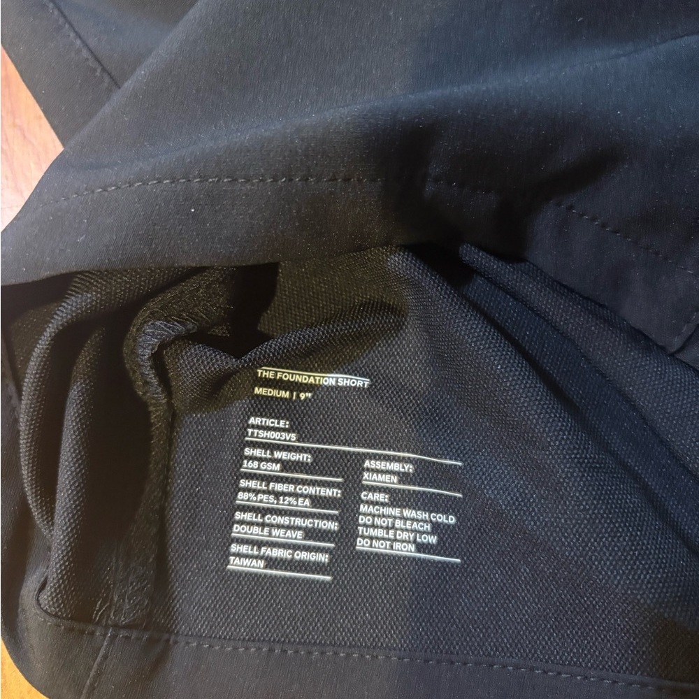Ten Thousand Shorts Foundation Workout Gym Comfort 9in Unlined Black Medium - Picture 4 of 6
